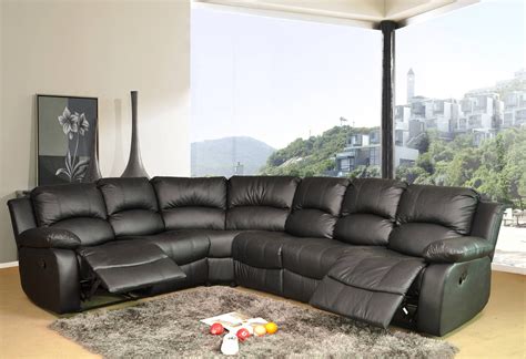 Best 30+ of Large Black Leather Corner Sofas