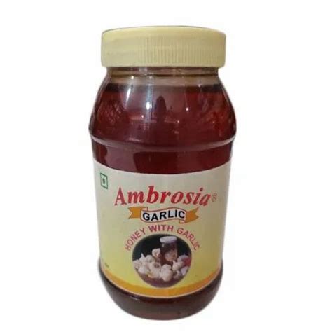 500 gm Ambrosia Garlic Honey at Rs 370/unit | Natural Honey ...