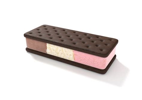 Ice cream sandwich neapolitan model - TurboSquid 1510163