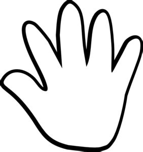 Hand Clipart Black And White