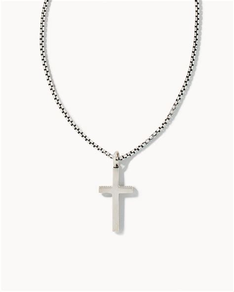 Cross Necklace in Oxidized Sterling Silver | Kendra Scott