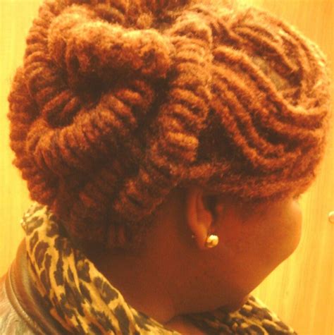 Barrel twist loc updo | My locs journey | Pinterest | Updo, Twists and Barrels