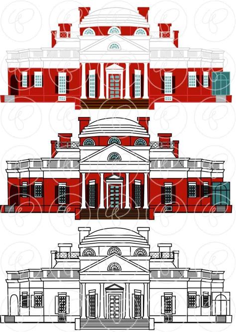 U.S. State Landmarks Mid Atlantic Region Digital Clip Art: - Etsy UK