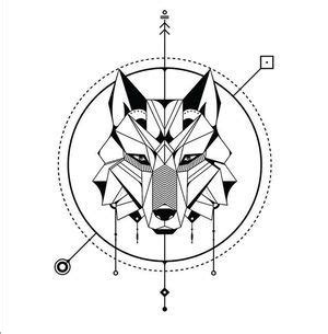 Another geometric wolf :: Tattoo design | Geometric wolf, Wolf tattoo design, Wolf tattoos