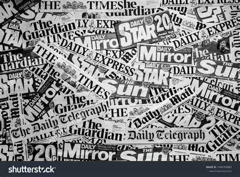 London England March 14 2018 Newspapers Stock Photo 1048789883 ...