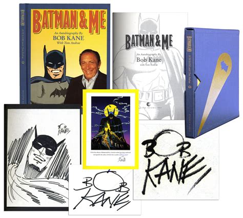 Lot Detail - Limited Edition of ''Batman & Me'' Signed by Bob Kane -- Plus Original Signed ...