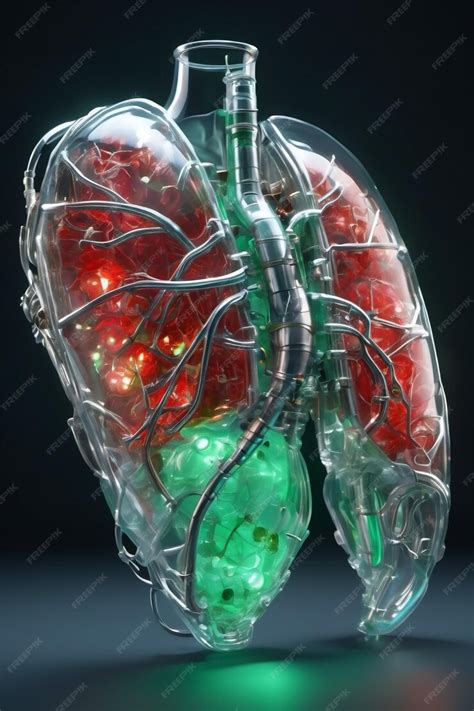 Premium AI Image | circulatory system of the ai human body parts