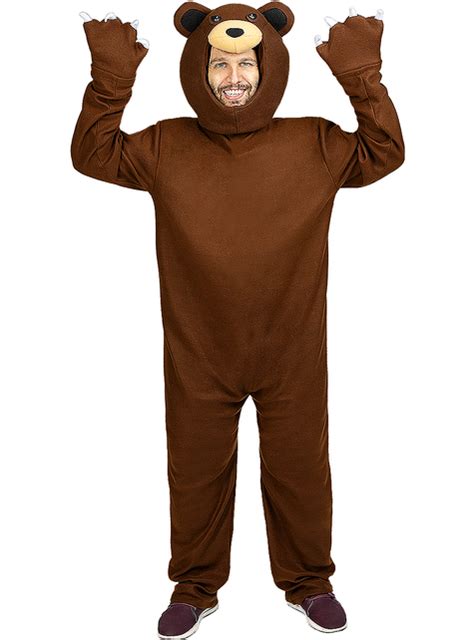 Grizzly Bear Costume for Adults. Express delivery | Funidelia