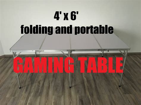 4'x6' GAMING TABLE: Folding and Portable - BoLS GameWire