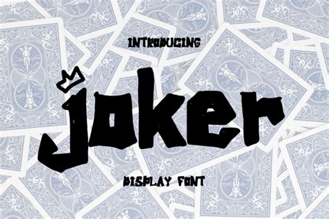 Joker Font – GraphicsFamily