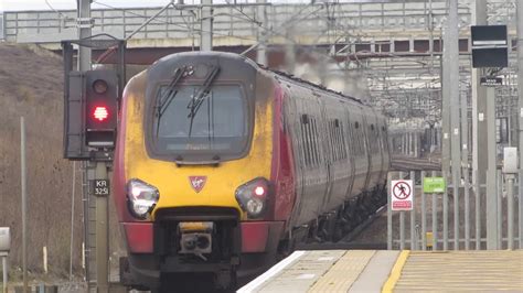 Virgin Trains (West Coast) class 221 Departures Milton Keynes Central for Chester - YouTube