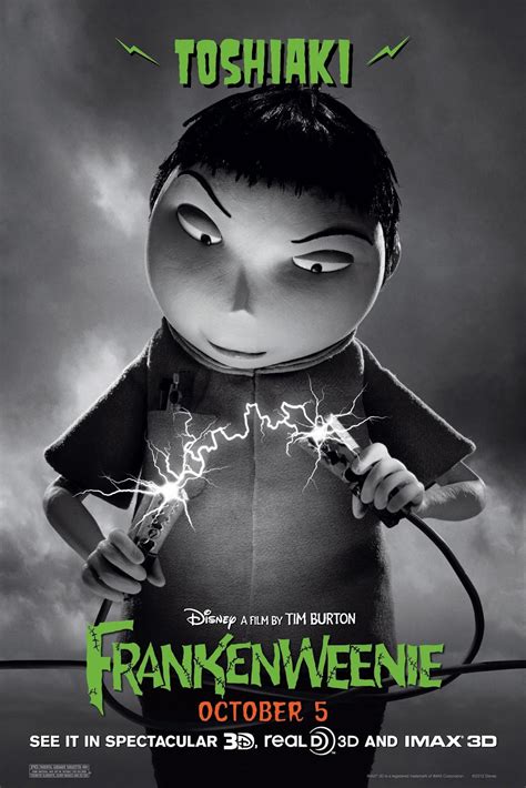 9 New FRANKENWEENIE Character Posters - FilmoFilia