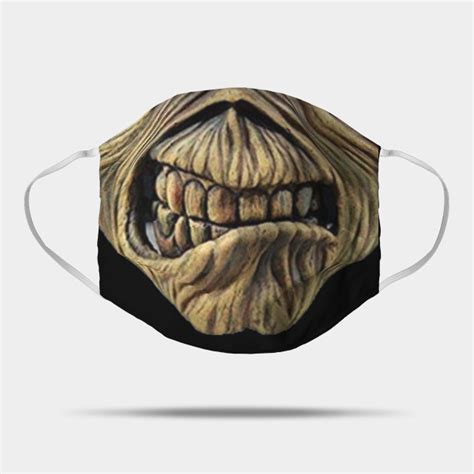 Iron Maiden Eddie Face Mask - Iron Maiden - Mask | TeePublic