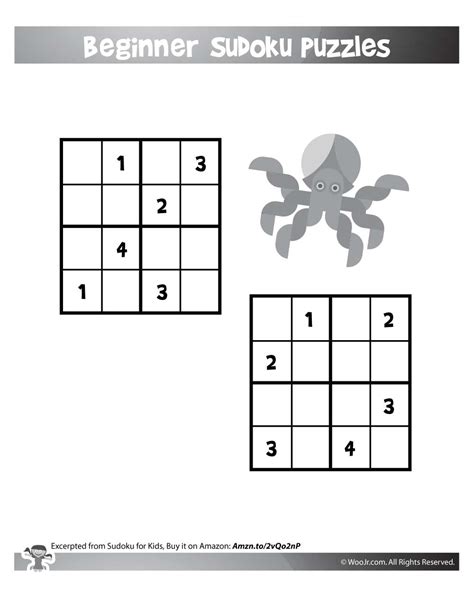 Sudoku Printable Sheets 4x4