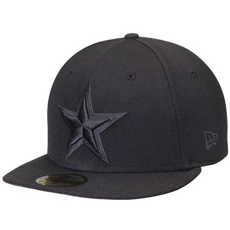 New Era Dallas Cowboys Black on Black 59FIFTY Fitted Hat