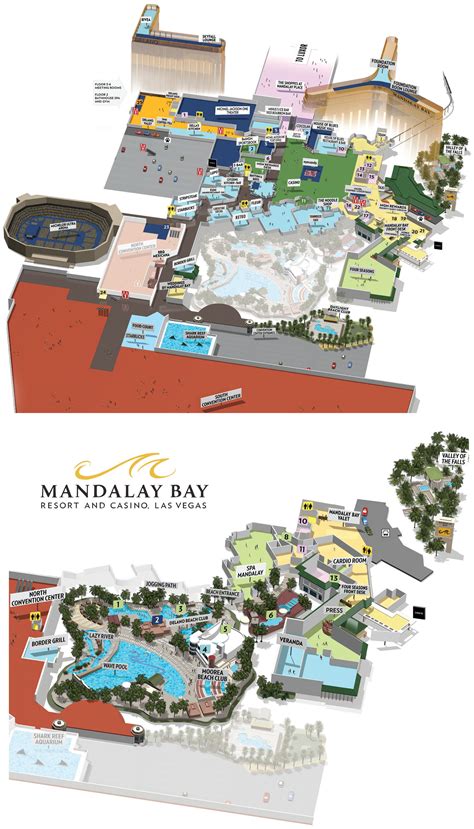 Mandalay Bay Property Map & Floor Plans - Las Vegas