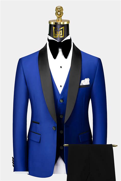 Royal Blue Tuxedo with Black Lapel | Gentleman's Guru