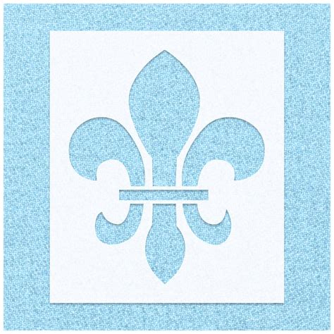 Fleur De Lis Stencil | Stencilmonkey