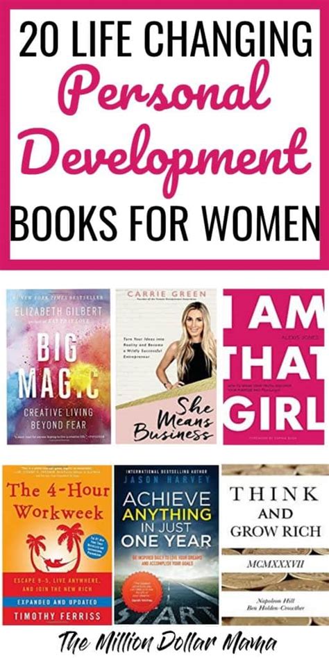 20 Life Changing Personal Development Books for Women