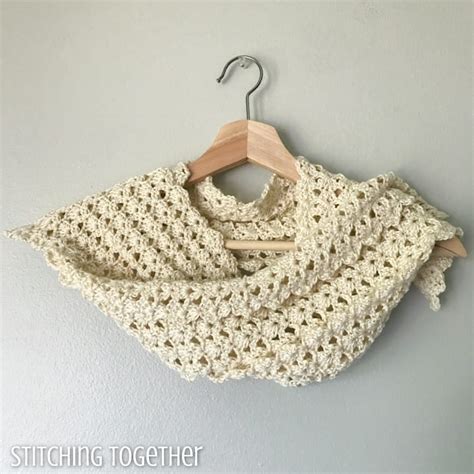 Seashore Shell Stitch Scarf - Free Crochet Pattern