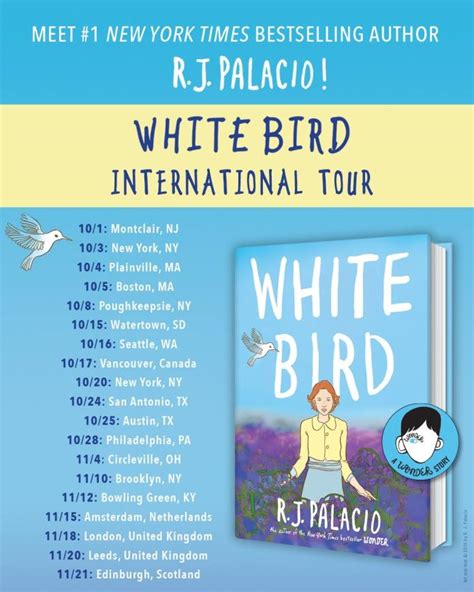 NYCC '19: Best-selling novelist R.J. Palacio to debut WHITE BIRD graphic novel - The Beat