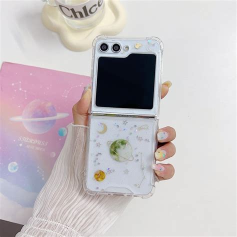 Z Flip 5 Cute Case | Clear Galaxy Flip 5 Phone Cover – The Z Flip Case