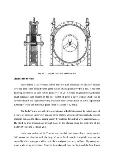 Design and Simulation of TESLA Turbine - Desklib