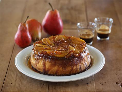 Pear and Ginger Upside Down Cake Recipe | Maggie Beer