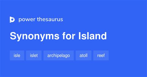 Island synonyms - 975 Words and Phrases for Island