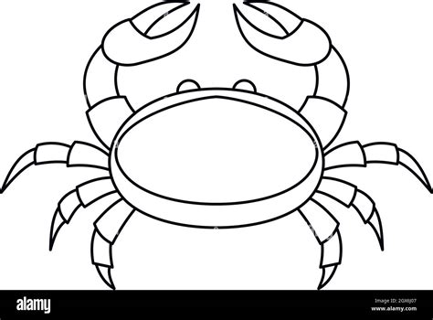 Crab Outline Clip Art