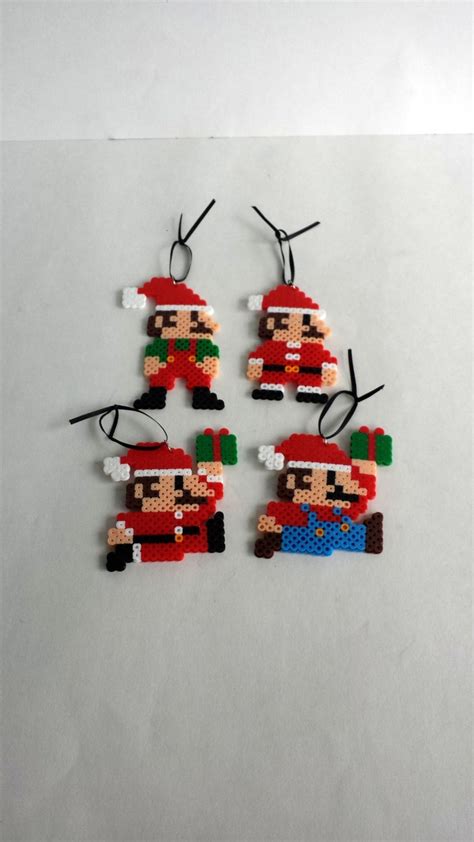 Mario Christmas Ornaments - Etsy