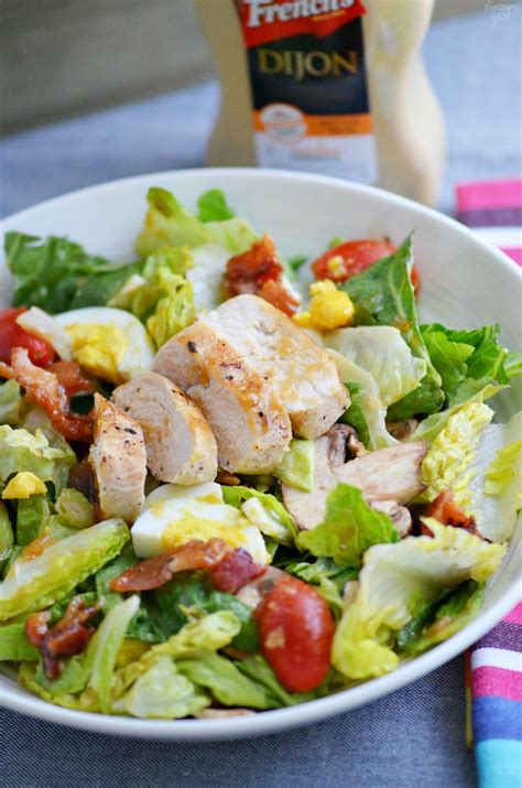 Try something new with this delicious warm chicken bacon salad topped ...