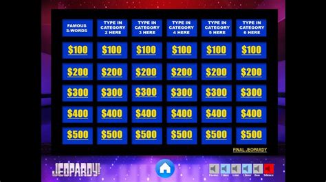 Jeopardy Powerpoint Template With Sound | Powerpoint game templates, Jeopardy powerpoint ...