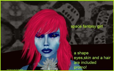 Second Life Marketplace - space girl promo avatar