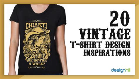 20 Vintage T-shirt Design Inspirations