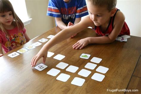 Printable Alphabet Memory Game Cards - Frugal Fun For Boys and Girls