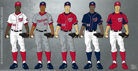 Washington Nationals 2012 Uniforms by JayJaxon on DeviantArt