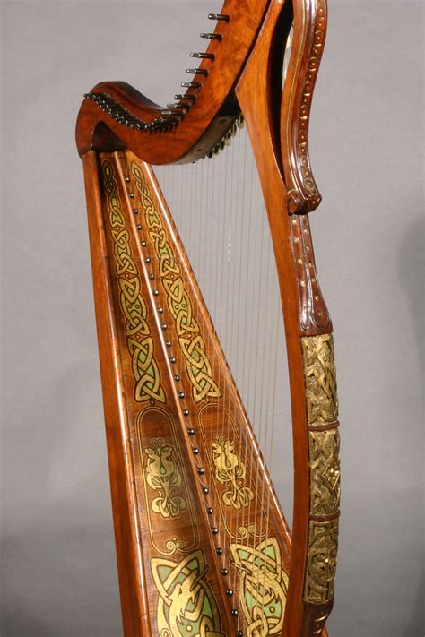 Conservation of Historic Irish Harps ... Half Elf Bard, Celtic Harp ...