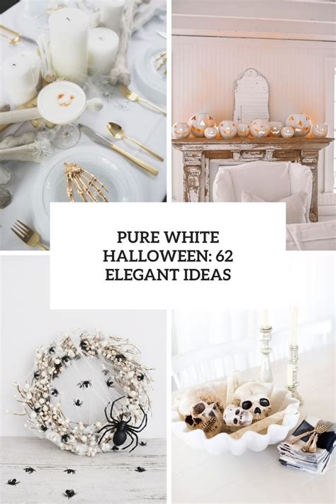 Pure White Halloween: 62 Elegant Ideas - DigsDigs