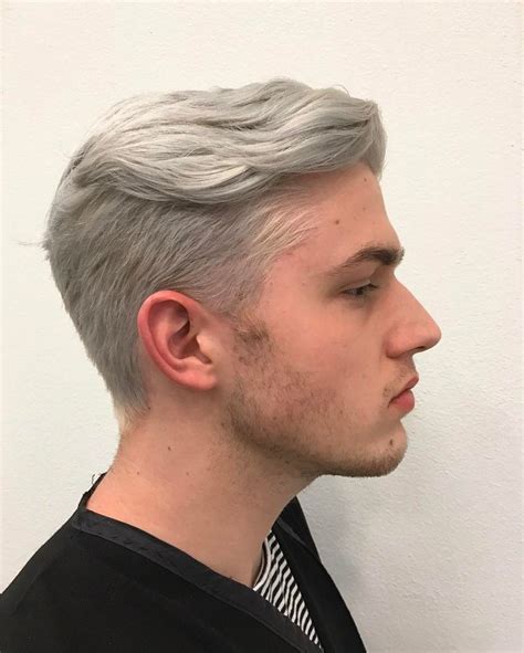 Pin by Prozordyachkov on hair | Silver hair men, Silver hair dye, Dyed hair men