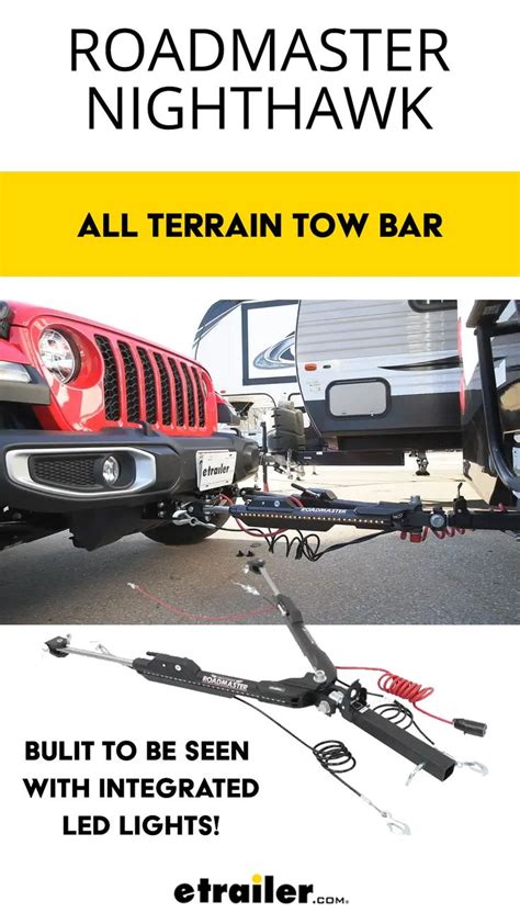 Roadmaster Nighthawk All Terrain, Non-Binding Tow Bar w/ LED Lights: An ...