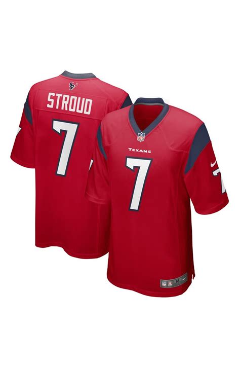 Nike Men's Nike CJ Stroud Red Houston Texans 2023 NFL Draft First Round ...