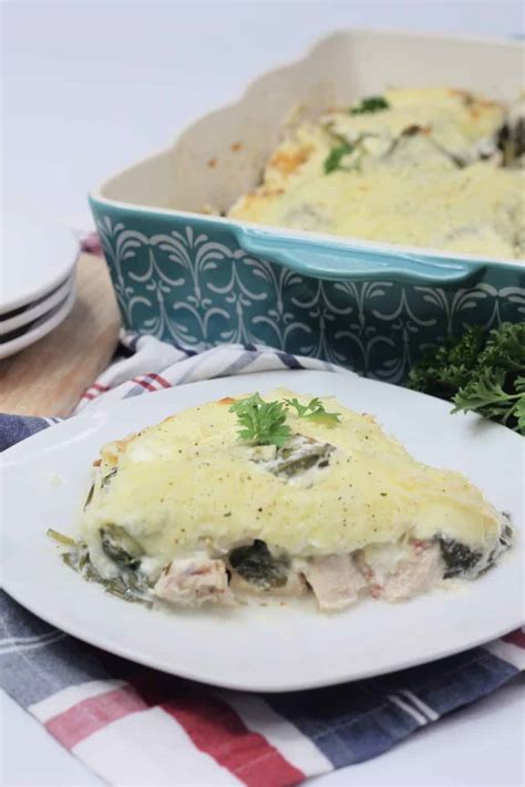 Chicken with Spinach Casserole - Happy Homeschool Nest