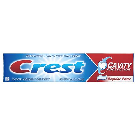 Crest Cavity Protection Toothpaste Regular - 8.2 oz, Pack of 4 ...