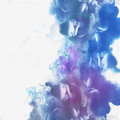 Blue Smoke Abstract White Transparent, Blue And Purple Suspended ...