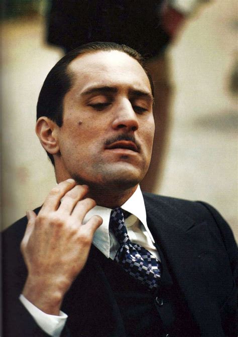 Robert De Niro as young Vito Corleone in The Godfather II, 1974. | The godfather part ii, The ...