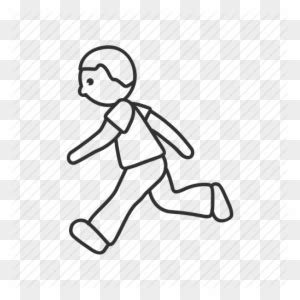 Running Person Drawing - Gif Running Emoji Png - Free Transparent PNG Clipart Images Download