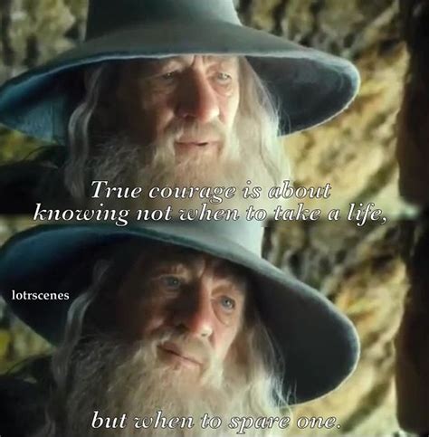 The Hobbit- Gandalf on true courage | Lord of The Rings | Pinterest ...