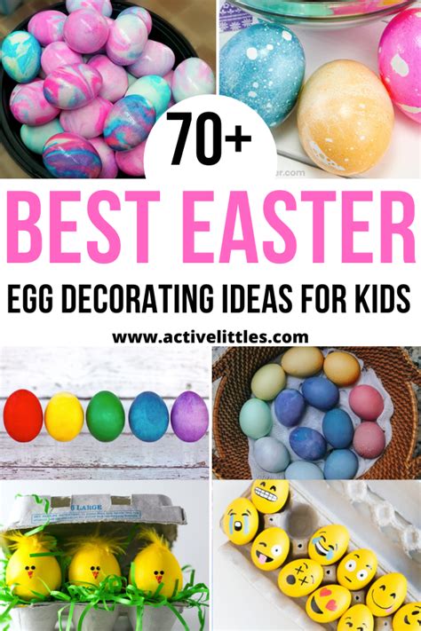 70+ Best Easter Egg Decorating Ideas for Kids - Active Littles