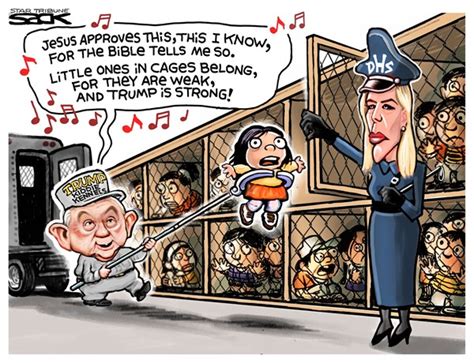 Trump goes all in on immigration: Political Cartoons – Daily Bulletin